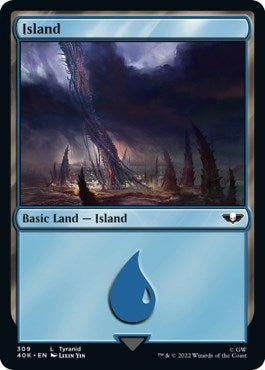 Image for Island (309) (Surge Foil) (309) (40K) - Magic: The Gathering