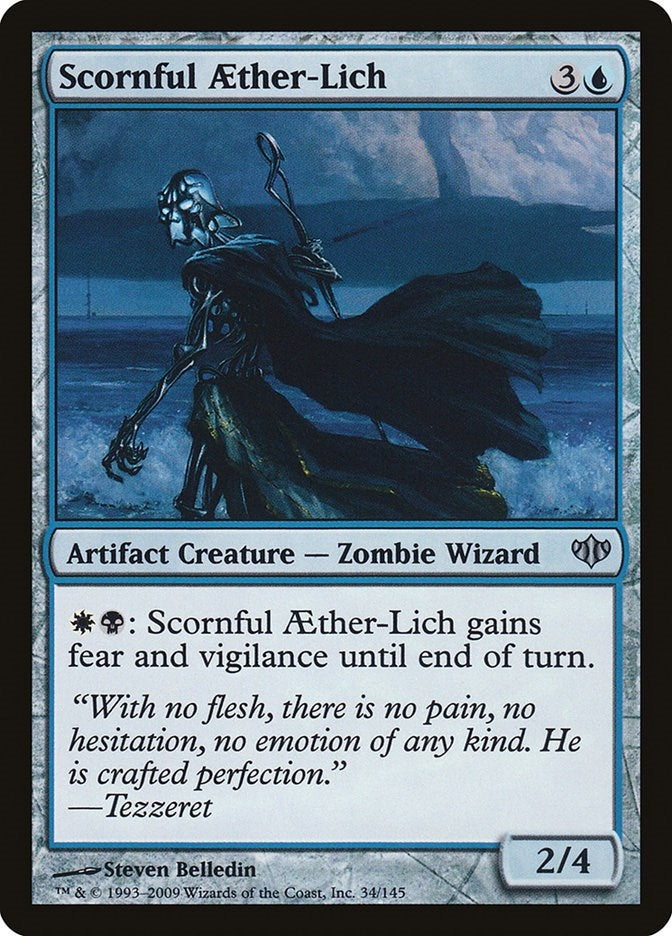 Image for Scornful Aether-Lich (34) (CON) - Magic: The Gathering