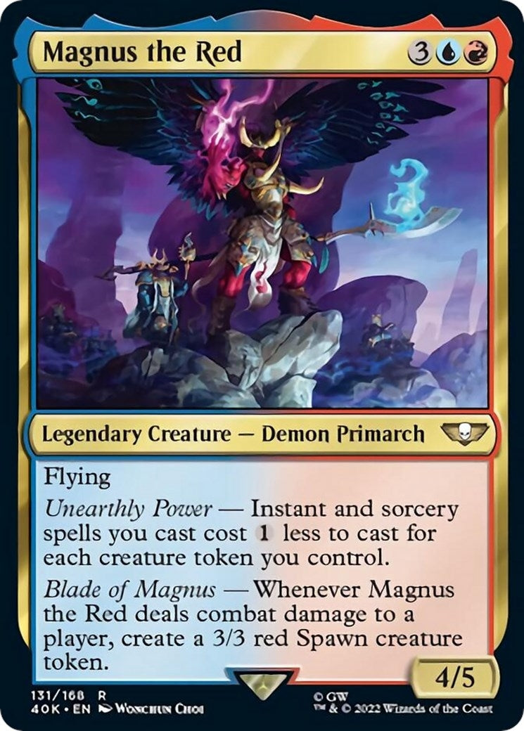 Image for Magnus the Red (Surge Foil) (131) (40K) - Magic: The Gathering