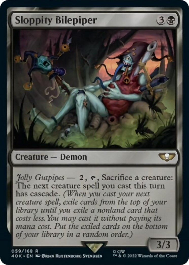 Image for Sloppity Bilepiper (Surge Foil) (59) (40K) - Magic: The Gathering