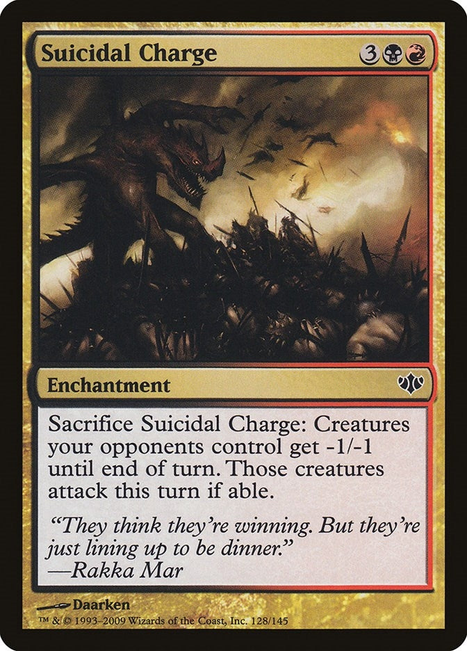 Image for Suicidal Charge (128) (CON) - Magic: The Gathering