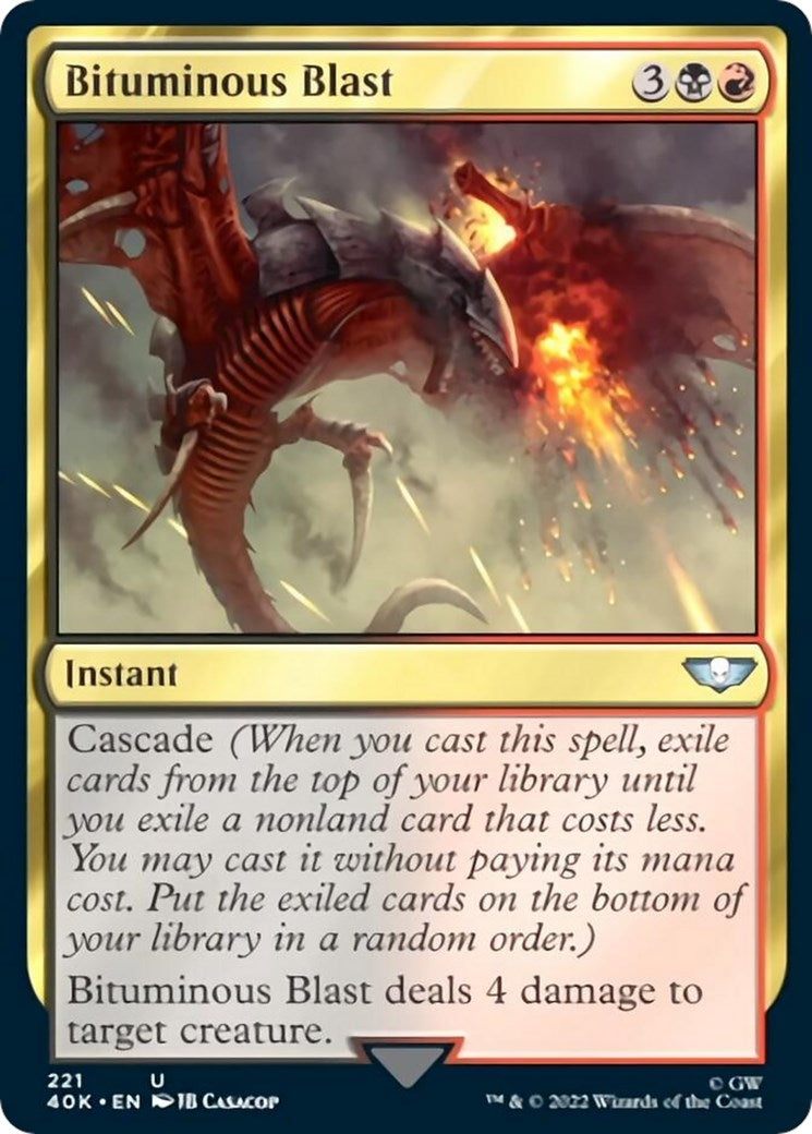 Image for Bituminous Blast (221) (40K) - Magic: The Gathering