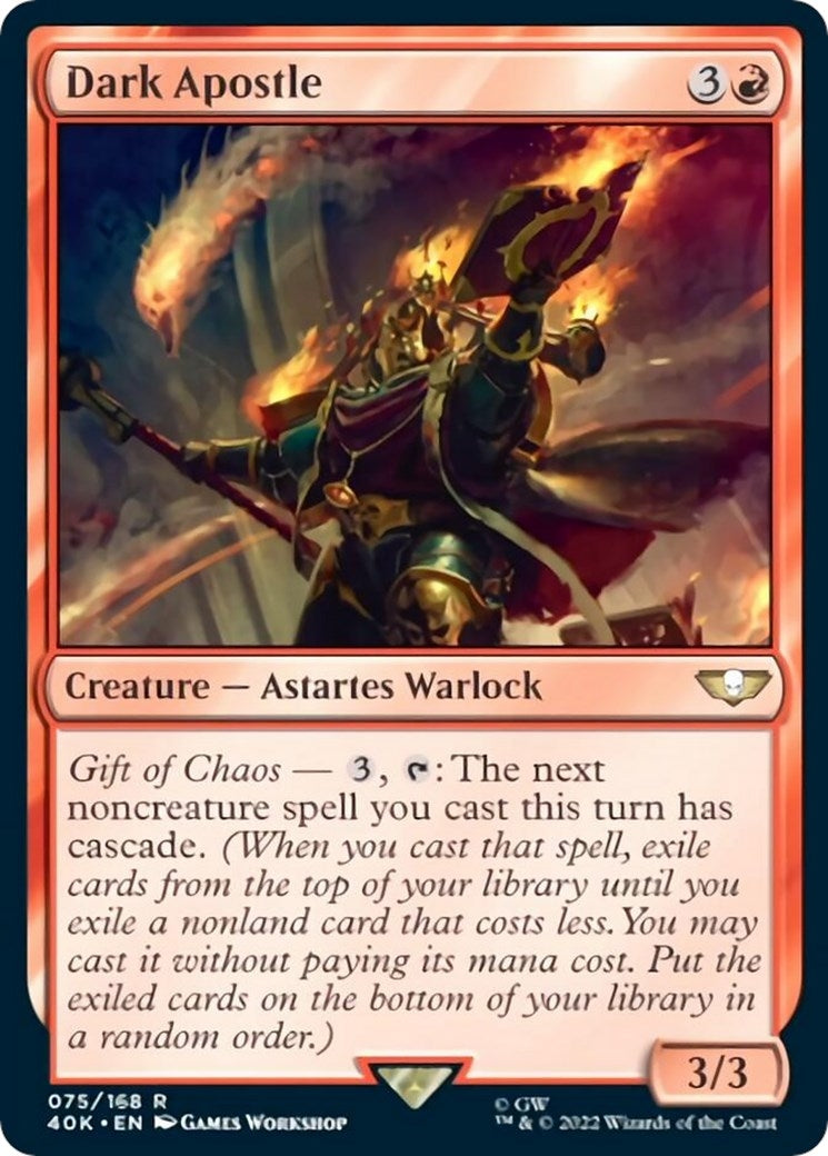 Image for Dark Apostle (75) (40K) - Magic: The Gathering