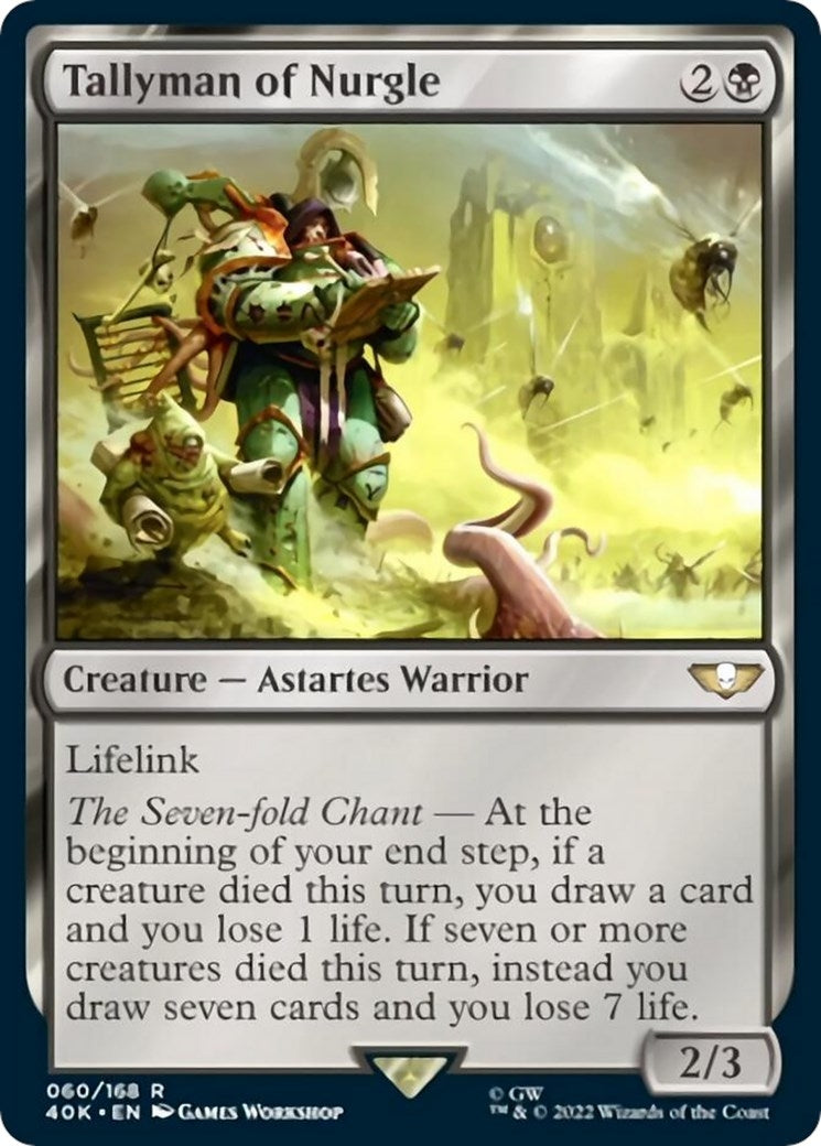 Image for Tallyman of Nurgle (Surge Foil) (60) (40K) - Magic: The Gathering
