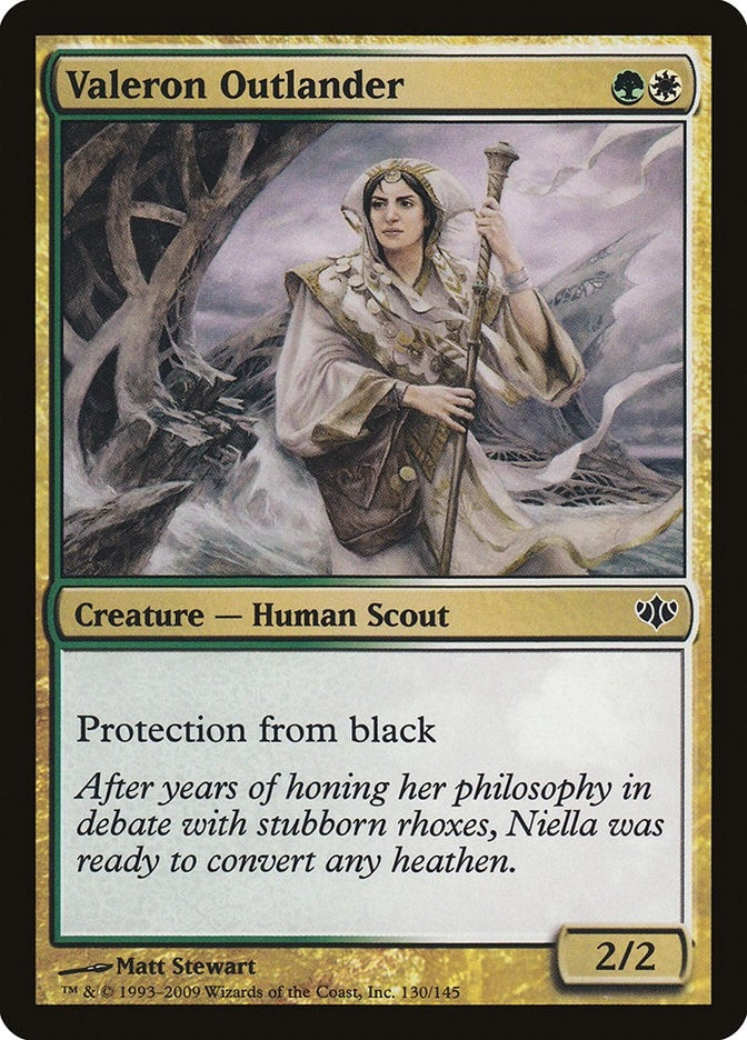 Image for Valeron Outlander (130) (CON) - Magic: The Gathering