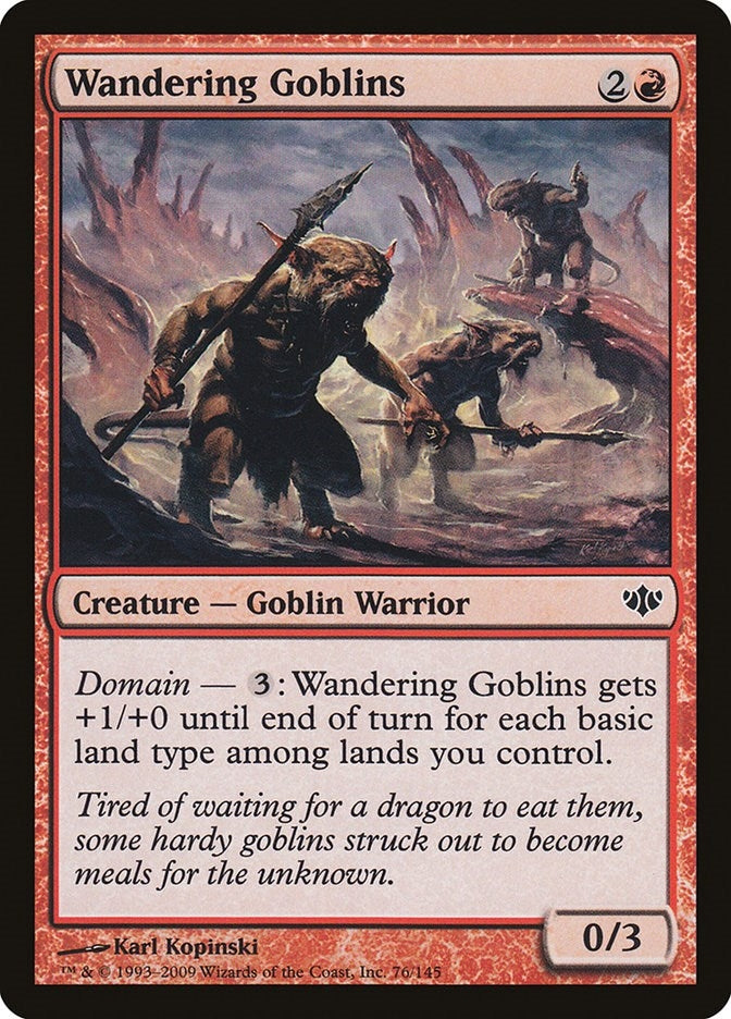 Image for Wandering Goblins (76) (CON) - Magic: The Gathering
