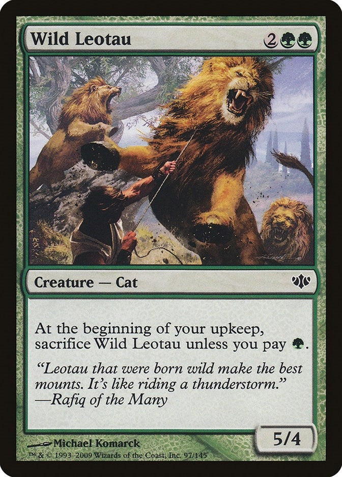 Image for Wild Leotau (97) (CON) - Magic: The Gathering