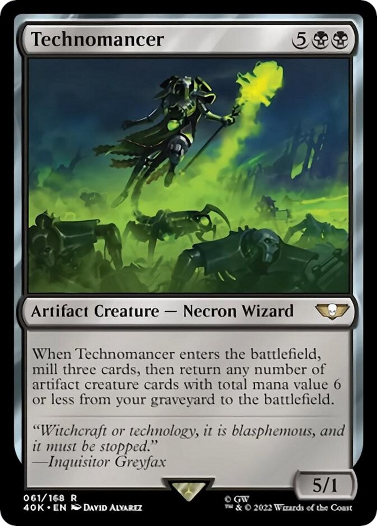 Image for Technomancer (61) (40K) - Magic: The Gathering