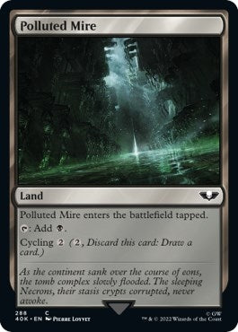 Image for Polluted Mire (Surge Foil) (288) (40K) - Magic: The Gathering