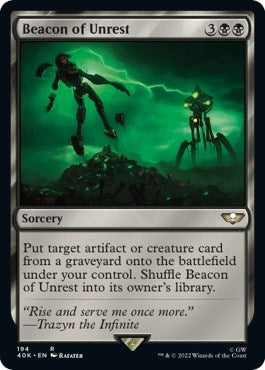 Image for Beacon of Unrest (Surge Foil) (194) (40K) - Magic: The Gathering