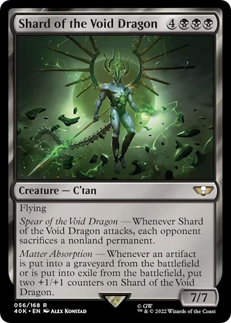 Image for Shard of the Void Dragon (Surge Foil) (56) (40K) - Magic: The Gathering
