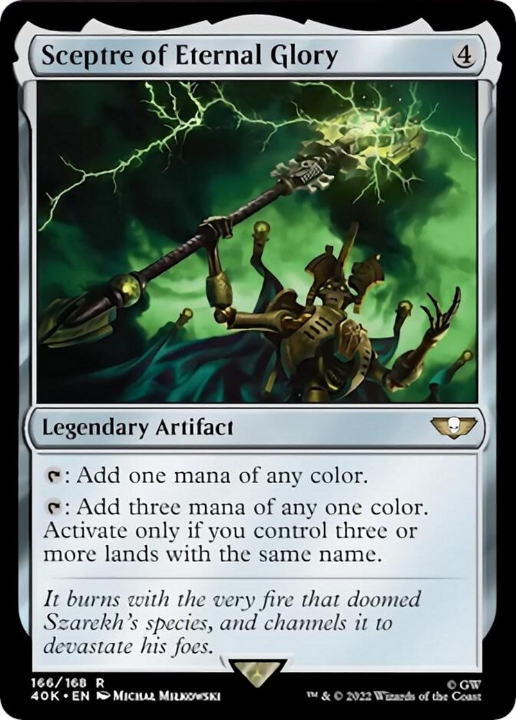 Image for Sceptre of Eternal Glory (Surge Foil) (166) (40K) - Magic: The Gathering