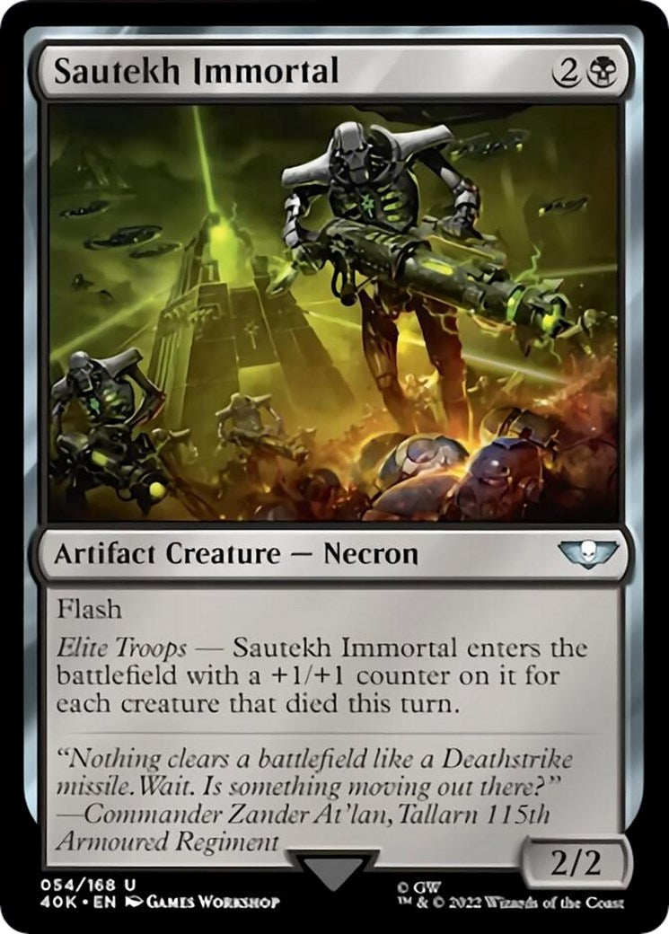 Image for Sautekh Immortal (Surge Foil) (54) (40K) - Magic: The Gathering