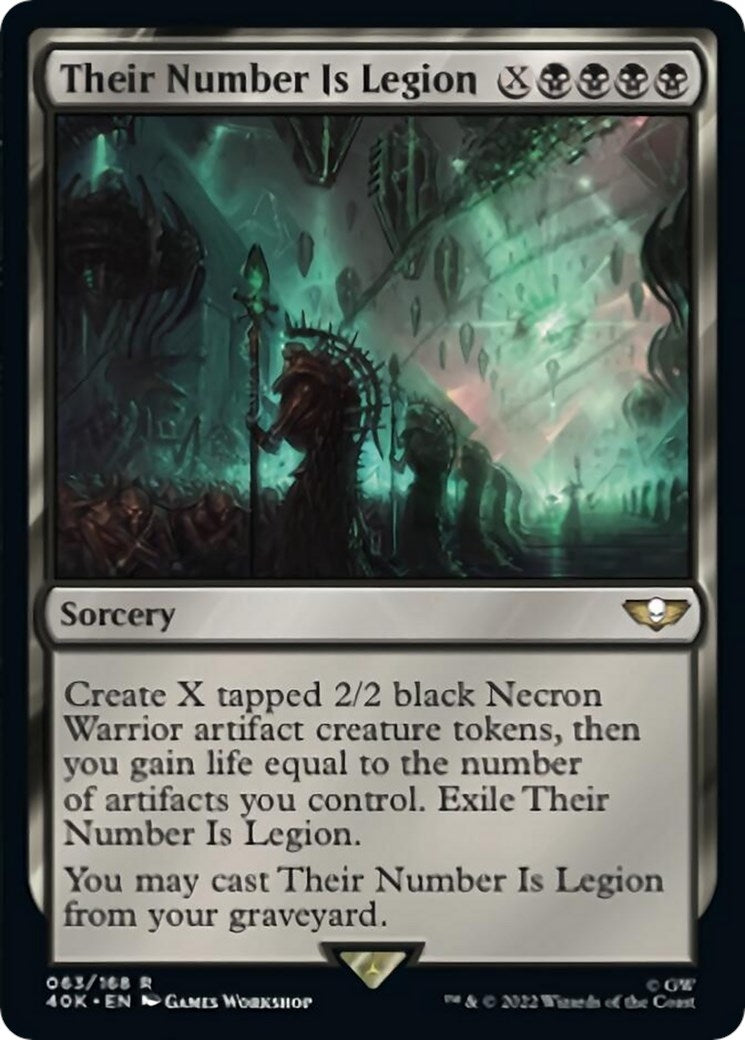 Image for Their Number Is Legion (Surge Foil) (63) (40K) - Magic: The Gathering
