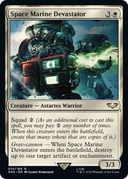 Image for Space Marine Devastator (14) (40K) - Magic: The Gathering