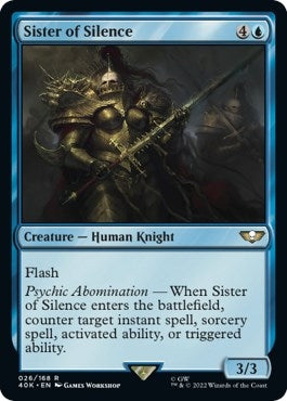 Image for Sister of Silence (Surge Foil) (26) (40K) - Magic: The Gathering