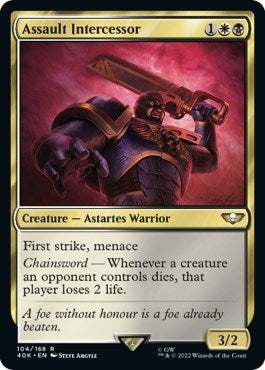 Image for Assault Intercessor (Surge Foil) (104) (40K) - Magic: The Gathering