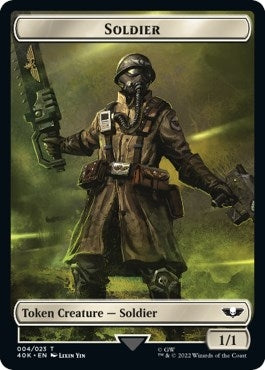 Image for Soldier (004) // Arco-Flagellant Double-Sided Token (4 // 11) (40K) - Magic: The Gathering