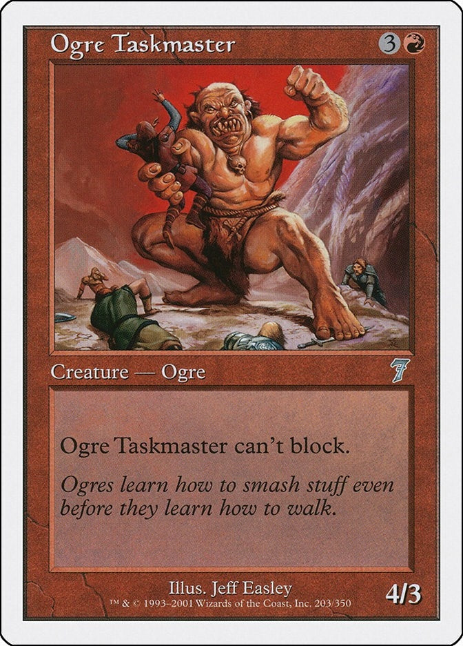 Ogre Taskmaster (203) (7ED) Japanese