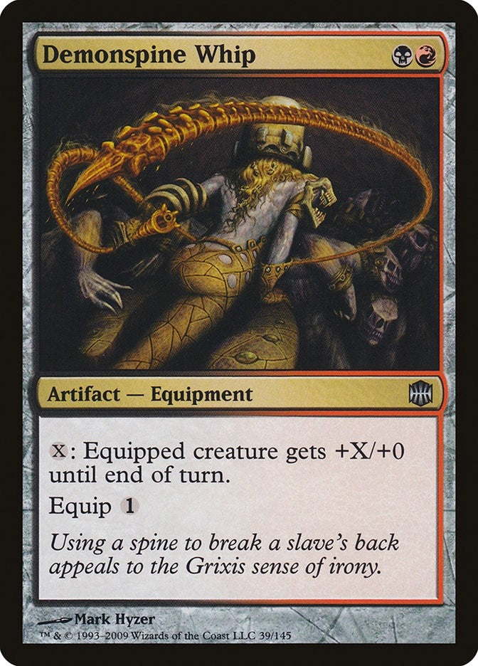 Image for Demonspine Whip (39) (ARB) - Magic: The Gathering