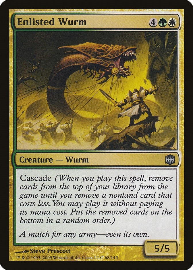 Image for Enlisted Wurm (68) (ARB) - Magic: The Gathering
