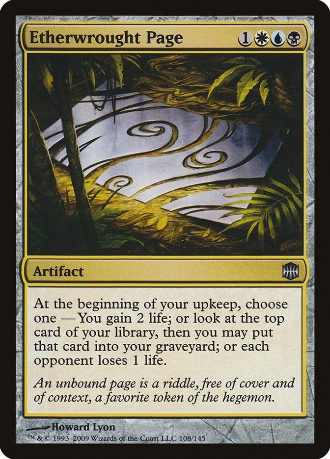 Image for Etherwrought Page (108) (ARB) - Magic: The Gathering