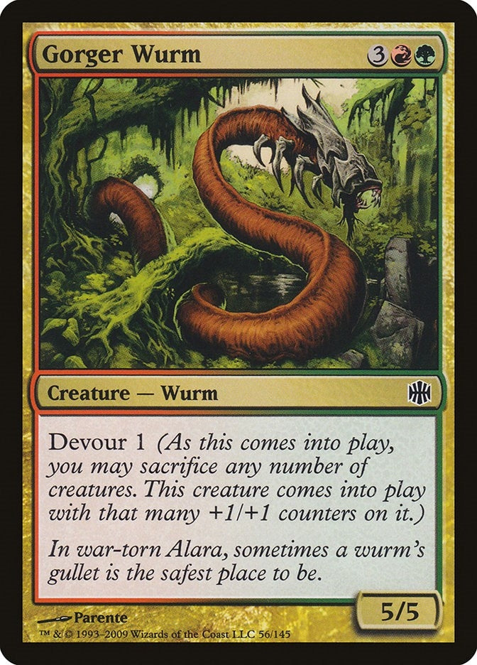 Image for Gorger Wurm (56) (ARB) - Magic: The Gathering