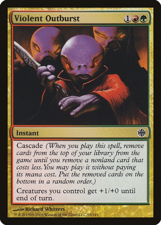Image for Violent Outburst (63) (ARB) - Magic: The Gathering