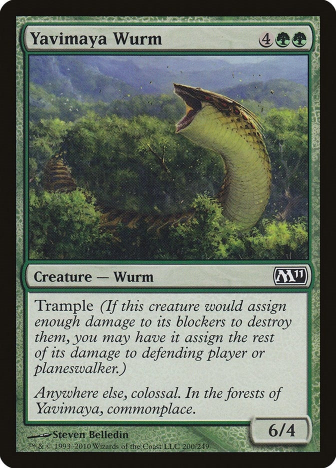 Yavimaya Wurm (200) (M11)