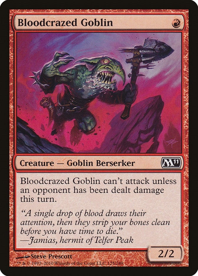 Bloodcrazed Goblin (125) (M11)
