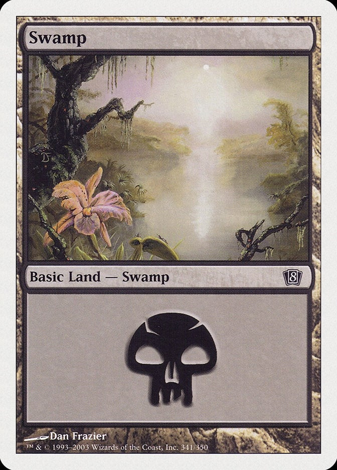 Image for Swamp (341) (341) (8ED) - Magic: The Gathering