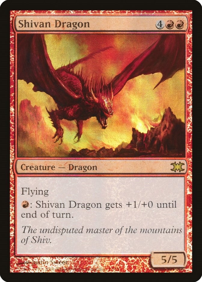 Image for Shivan Dragon (13) (DRB) - Magic: The Gathering