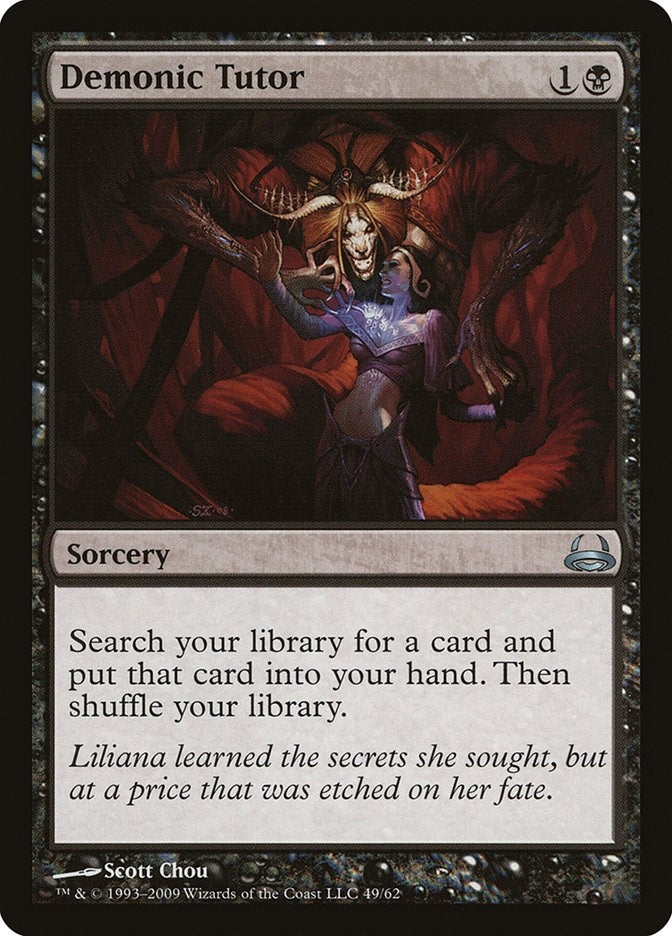 Image for Demonic Tutor (49) (DDC) - Magic: The Gathering