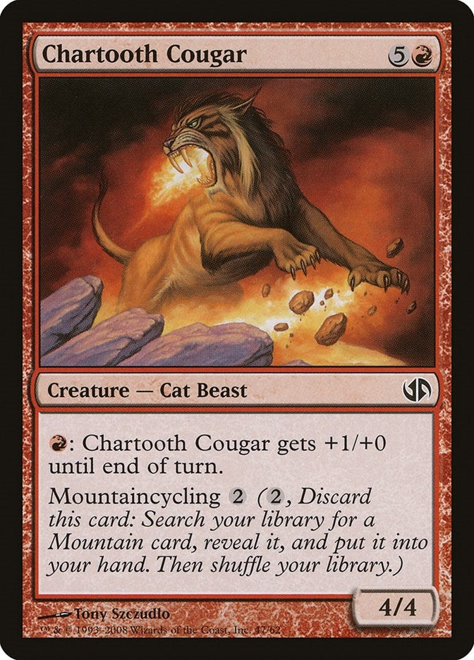 Image for Chartooth Cougar (47) (DD2) - Magic: The Gathering