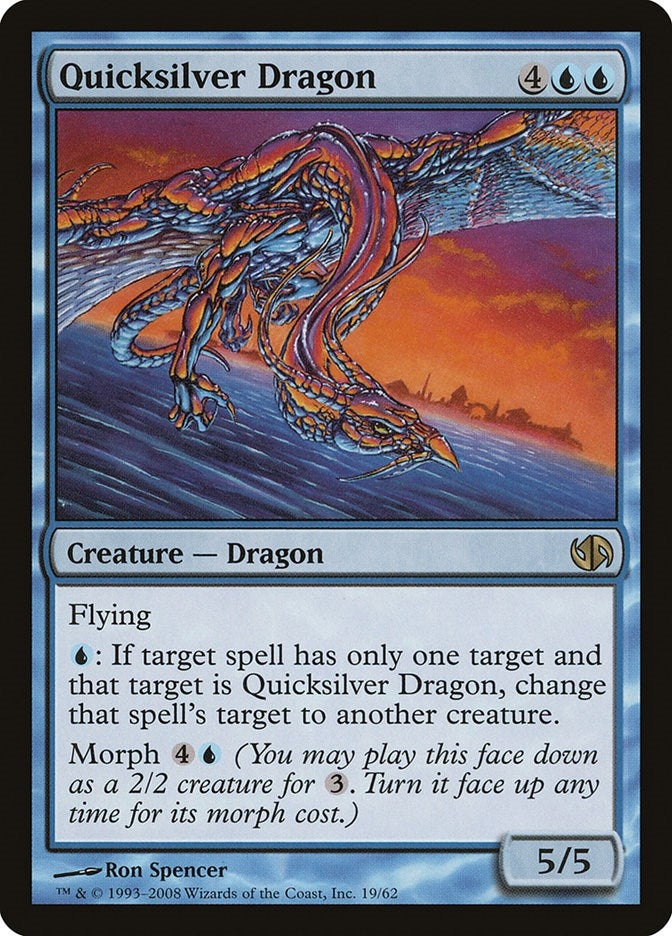 Image for Quicksilver Dragon (19) (DD2) - Magic: The Gathering