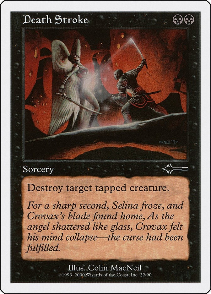 Image for Death Stroke (22) (BTD) - Magic: The Gathering