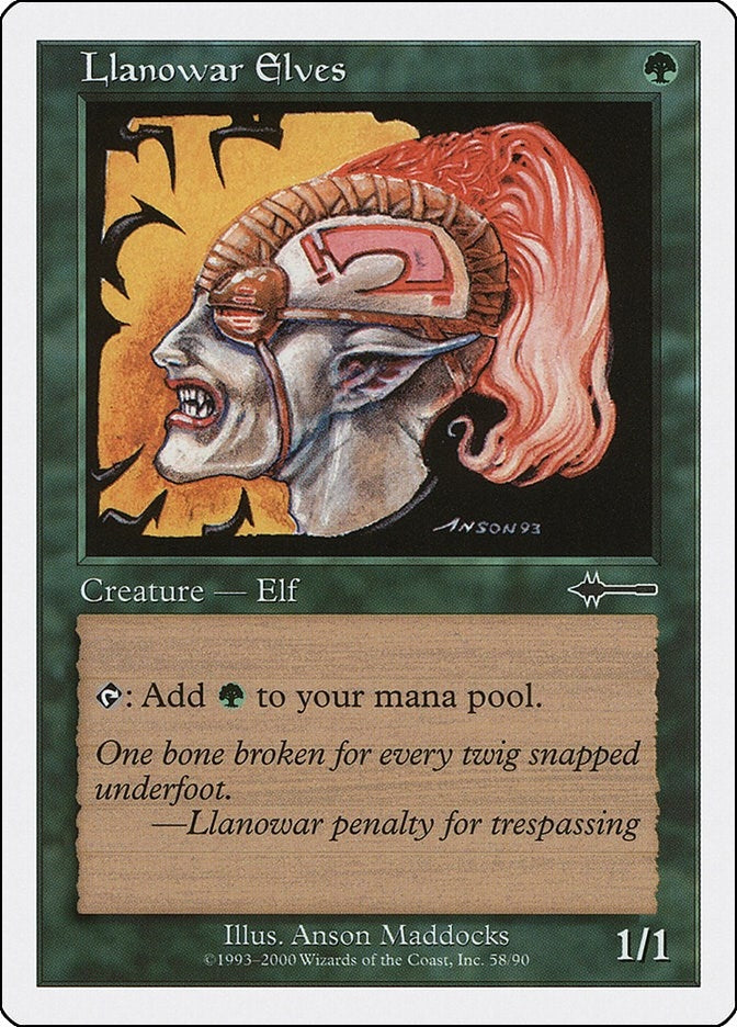 Image for Llanowar Elves (58) (BTD) - Magic: The Gathering