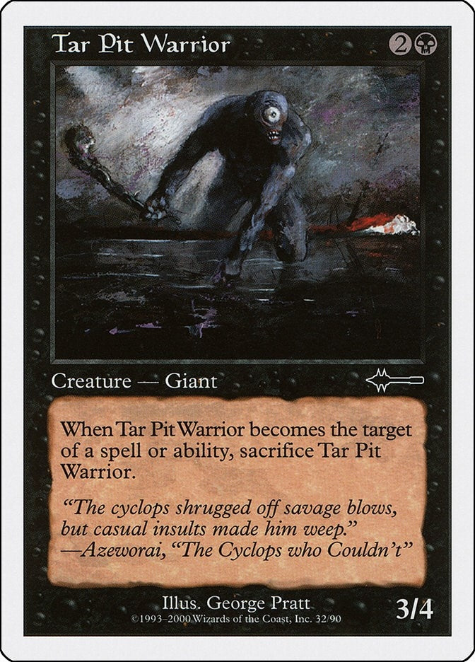 Image for Tar Pit Warrior (32) (BTD) - Magic: The Gathering
