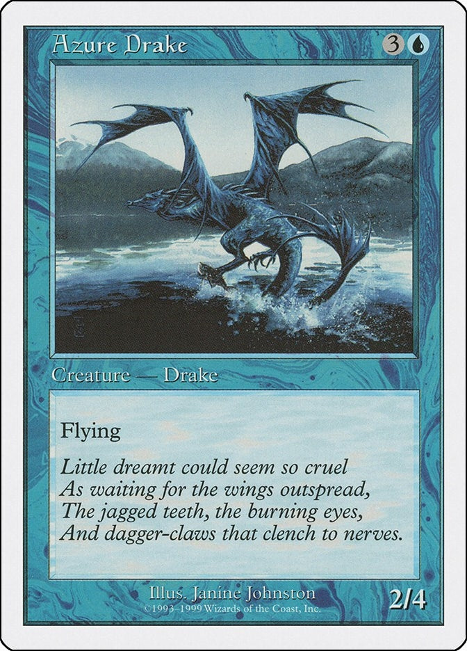 Image for Azure Drake (BRB) - Magic: The Gathering