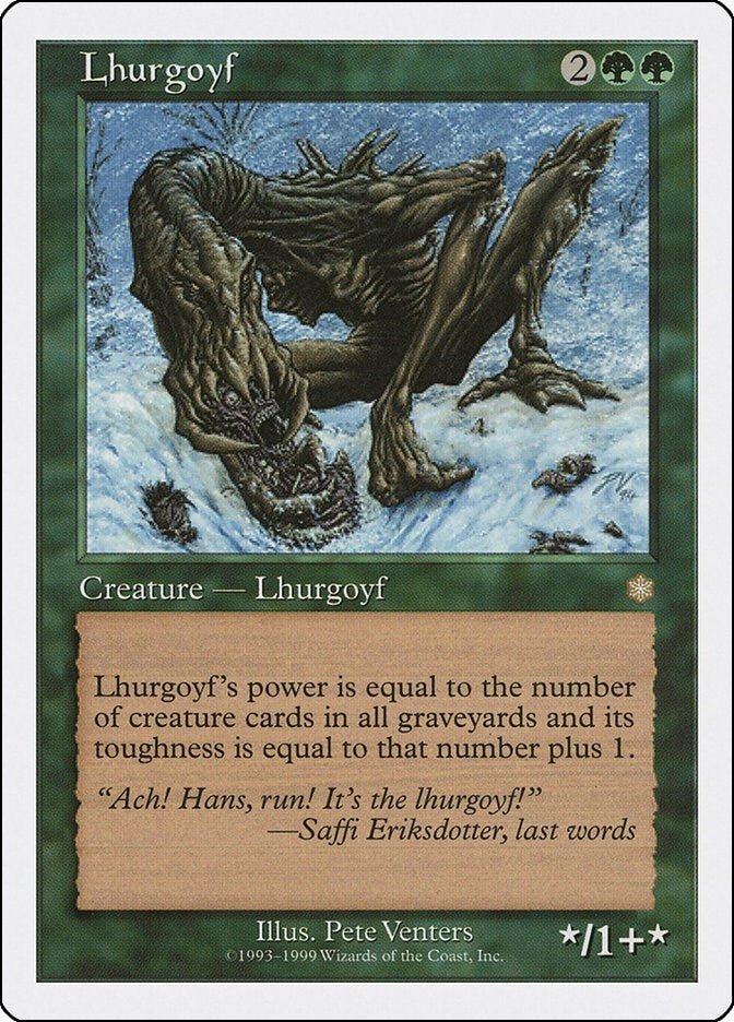 Image for Lhurgoyf (BRB) - Magic: The Gathering