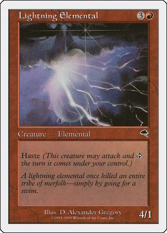 Image for Lightning Elemental (BRB) - Magic: The Gathering