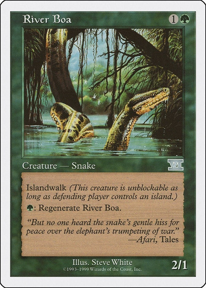 Image for River Boa (BRB) - Magic: The Gathering