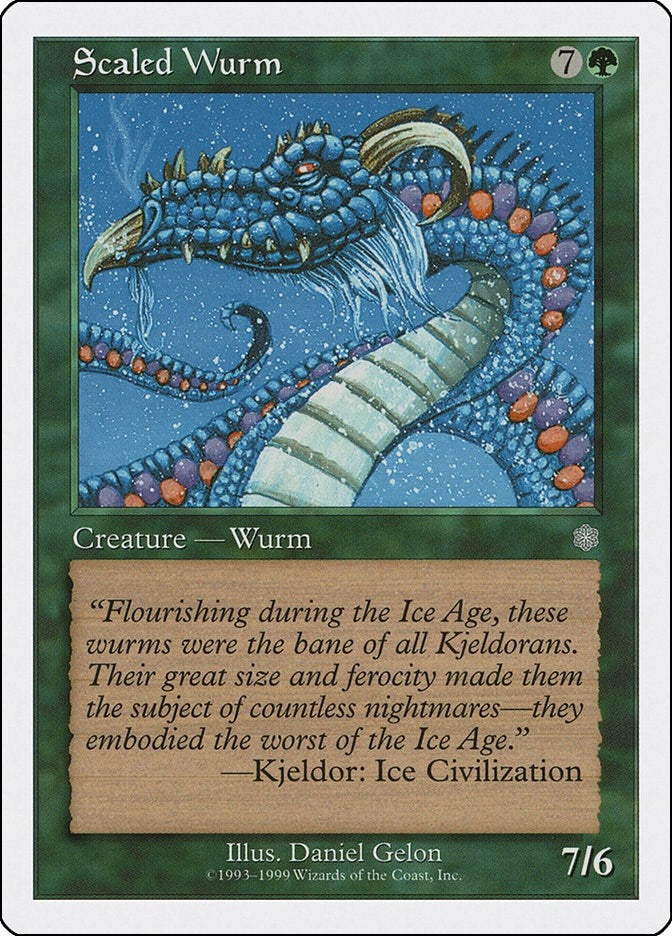 Image for Scaled Wurm (BRB) - Magic: The Gathering