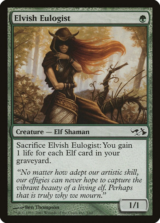Image for Elvish Eulogist (3) (EVG) - Magic: The Gathering