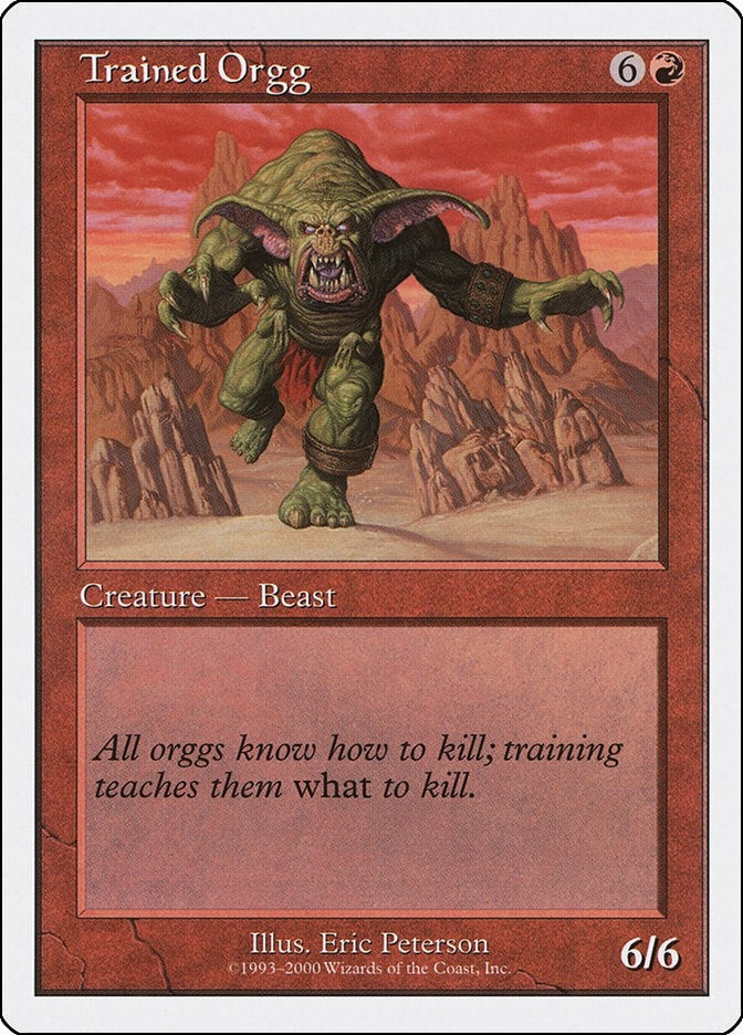 Image for Trained Orgg (S00) - Magic: The Gathering