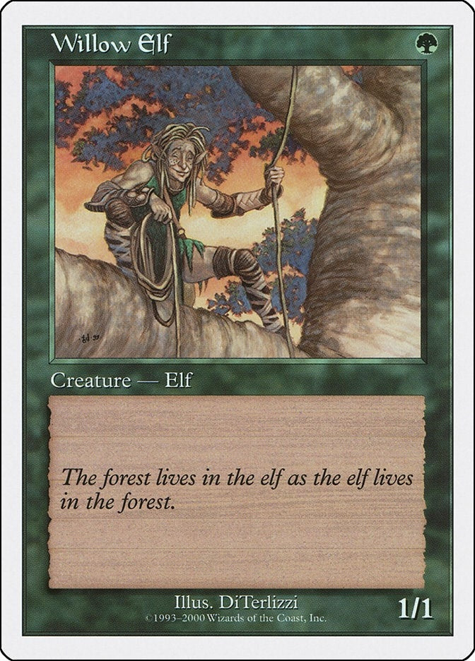 Image for Willow Elf (S00) - Magic: The Gathering