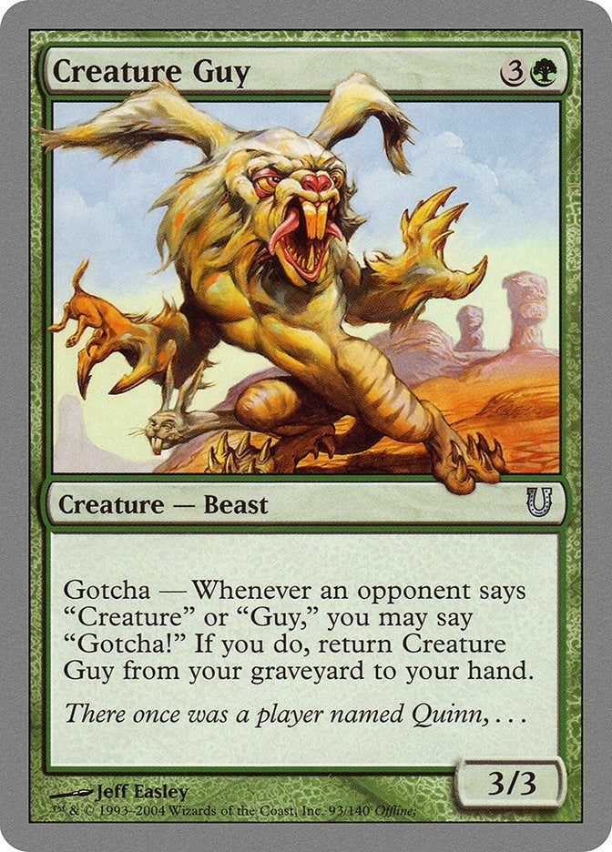 Image for Creature Guy (93) (UNH) - Magic: The Gathering