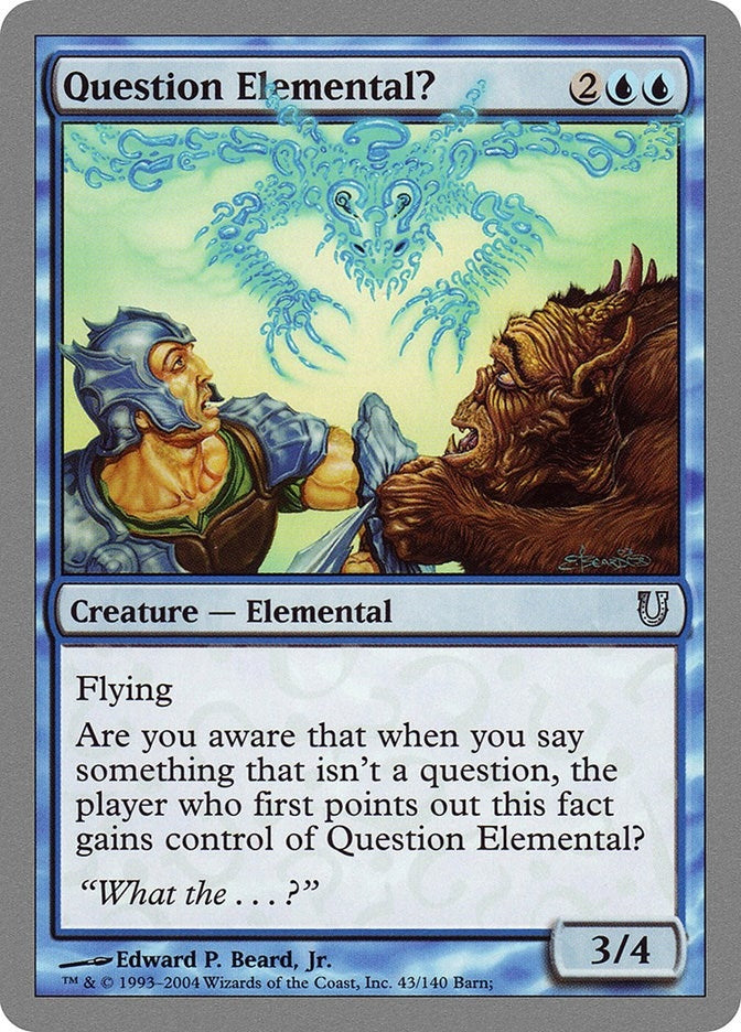 Image for Question Elemental? (43) (UNH) - Magic: The Gathering