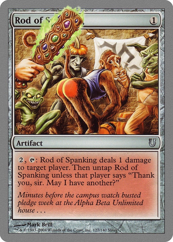 Image for Rod of Spanking (127) (UNH) - Magic: The Gathering