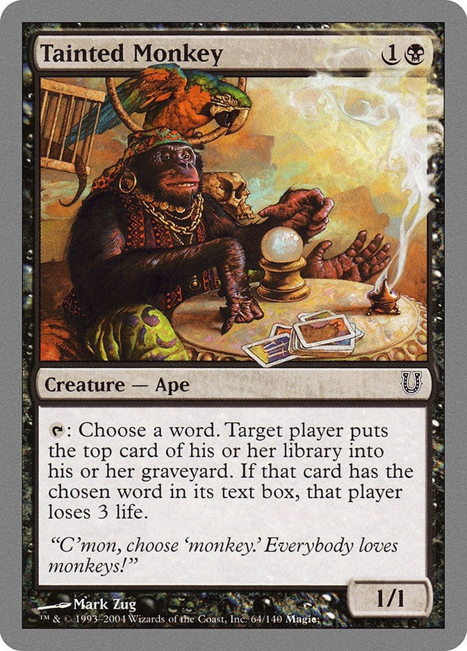 Image for Tainted Monkey (64) (UNH) - Magic: The Gathering
